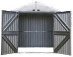 Arrow Elite 8 x 6 x 8 ft Galvalume Steel Storage Shed