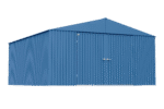 Arrow Elite 14 x 16 x 8 ft Blue Grey Steel Storage Shed