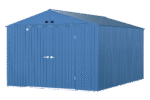 Arrow Elite 10 x 14 x 8 ft Blue Grey Steel Storage Shed