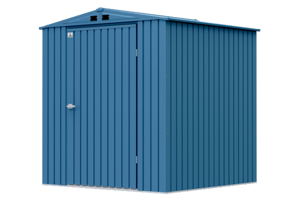 Arrow Elite 6 x 6 x 7 ft Blue Grey Steel Storage Shed