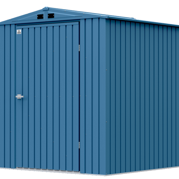 Arrow Elite 6 x 6 x 7 ft Blue Grey Steel Storage Shed
