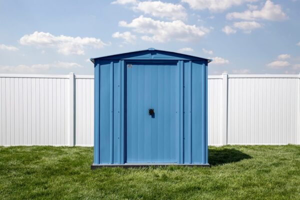 Arrow 6 x 7 x 6 ft Blue Shed