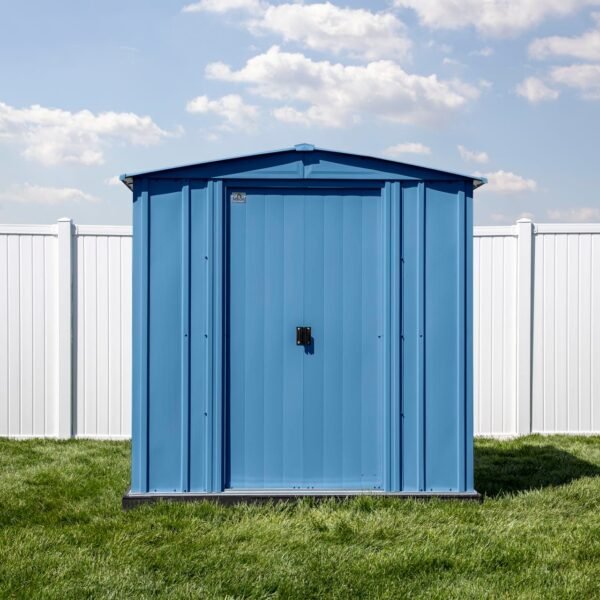 Arrow 6 x 7 x 6 ft Blue Shed