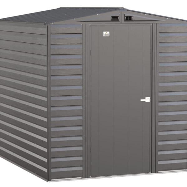 Arrow Select 6 x 7 x 7 ft Grey Shed