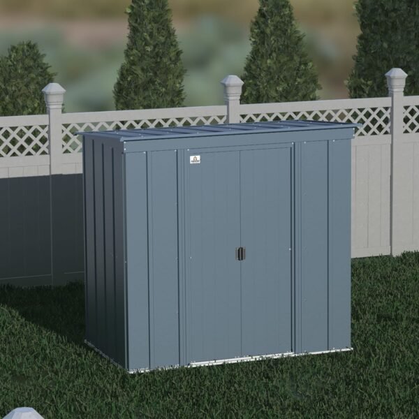 Arrow 6 x 4 x 6 ft Blue Shed