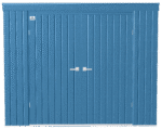Arrow Elite 8 x 4 x 6 ft Blue Grey Steel Storage Shed