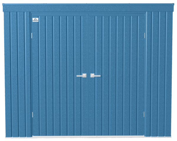 Arrow Elite 8 x 4 x 6 ft Blue Grey Steel Storage Shed
