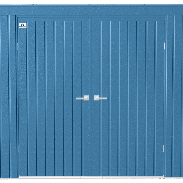 Arrow Elite 8 x 4 x 6 ft Blue Grey Steel Storage Shed