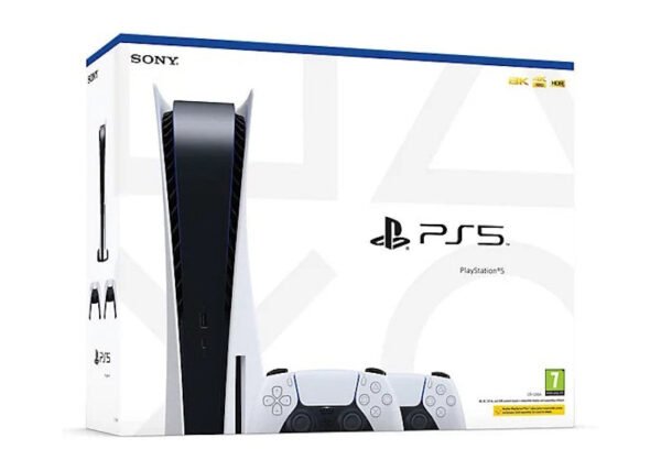 Sony PlayStation 5 PS5 Blu-ray Edition Console with Two Controllers (EU Plug)