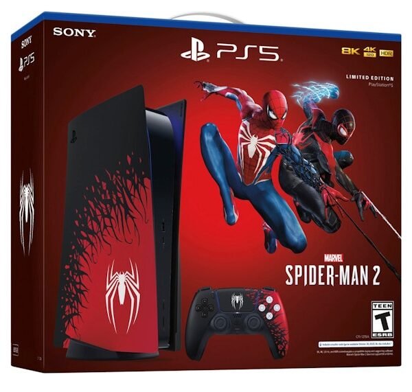 Sony PlayStation 5 PS5 Blu-ray Edition Marvel Spider-Man 2 Console Bundle (US Plug) 1000039239