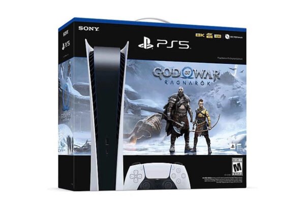 Sony PlayStation 5 PS5 Digital Edition God of War Ragnarök (JPN Plug) Console Bundle CFIJ-10005