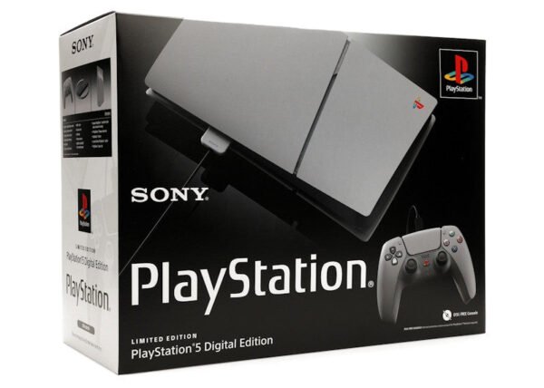 Sony PlayStation 5 PS5 Slim Digital Edition 30th Anniversary Limited Edition Bundle (US Plug)