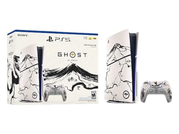 Sony PlayStation 5 PS5 Slim Ultra HD Ghost of Yotei Black Limited Edition Bundle (US Plug)