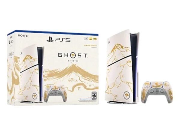 Sony PlayStation 5 PS5 Slim Ultra HD Ghost of Yotei Gold Limited Edition Bundle (US Plug)
