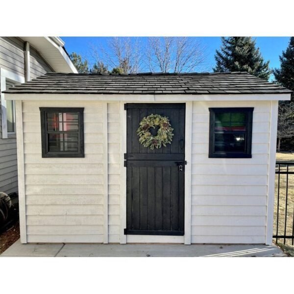 12 ft. W x 8 ft. D Cabana Cedar Wood Garden Shed