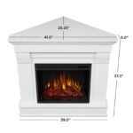 Real Flame Chateau Corner Electric Fireplace