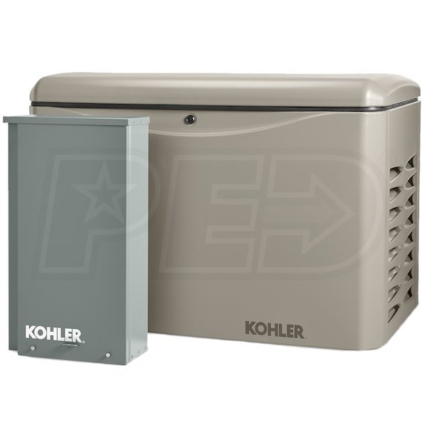 Kohler 20RCAL-200SELS 20kW Aluminum Standby Generator System (200A Service Disc. w/ Load Shedding)