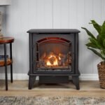 Bluegrass Living Panorama Vent Free Dual Fuel 3-Sided Gas Stove BTSD23RT