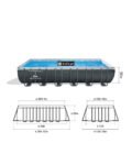 Intex Ultra Frame Rectangular Above Ground Swimming Pool Set