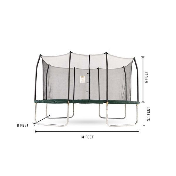 Skywalker 14′ Rectangle Trampoline with Enclosure