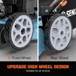 SENIX LSSG-H2 22-Inch Self Propelled Gas Lawn Mower with 163 cc 4-Cycle Engine