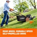 SENIX LSSG-H2 22-Inch Self Propelled Gas Lawn Mower with 163 cc 4-Cycle Engine
