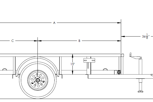 Big Tex Single Axle Utility Trailer | 35SA