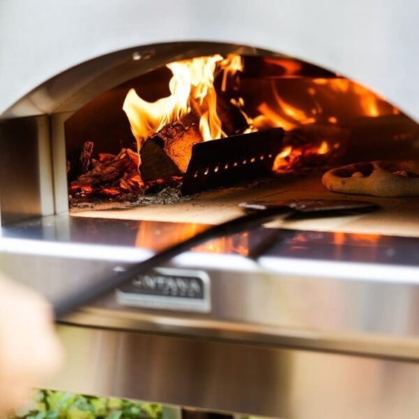 Fontana Forni Mangiafuoco Wood-Fired Pizza Oven – Stainless – FTMF-S