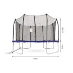 Skywalker Trampolines 14′ Square Trampoline with Enclosure