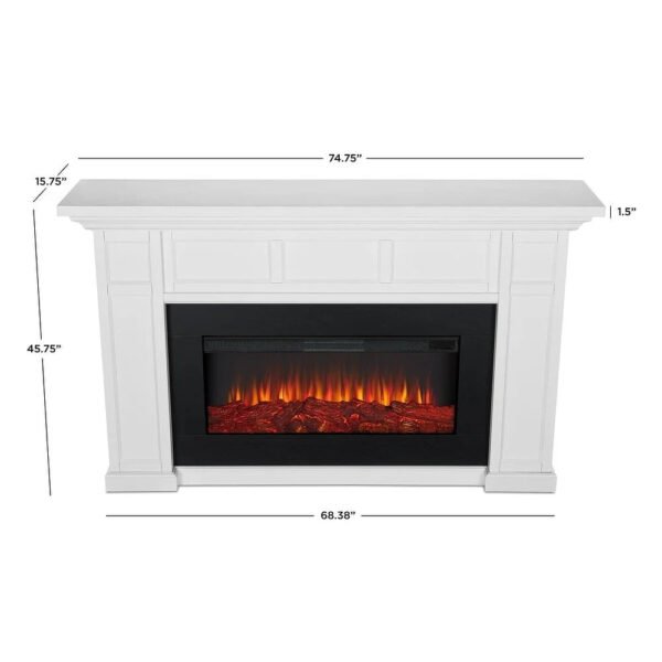 Real Flame Alcott 75″ Landscape Electric Fireplace