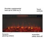 Real Flame Alcott 75″ Landscape Electric Fireplace