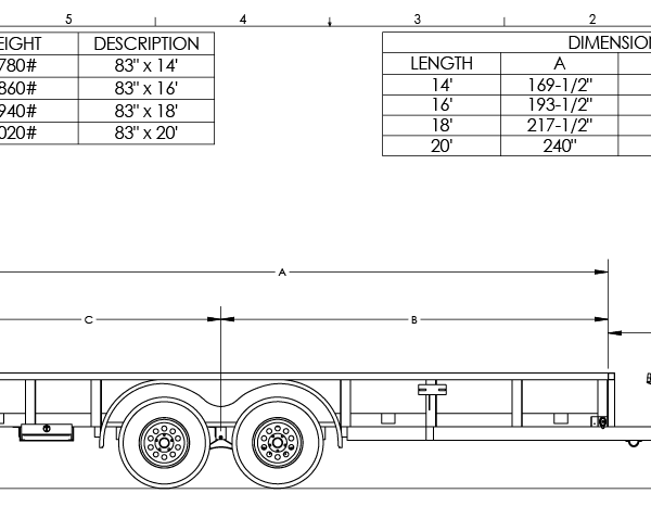 Big Tex Tandem Axle Pipe Utility Trailer | 70PI-X