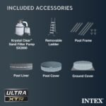 Intex Ultra XTR Round Frame Pool with Pump, Cooler, and Floats (2 Pack)