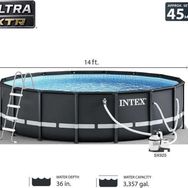 Intex Ultra XTR 14 ft. Round 42 in. Deep Soft Sided Above Ground Swimming Pool
