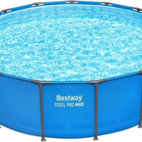 Bestway Steel Pro Max 15′ x 48″ Round Above Ground Pool Kit