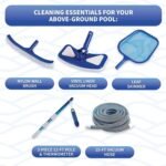 Blue Wave San Pedro 24-ft Round 52-in Deep 6-in Top Rail Above Ground Steel Wall Swimming Pool