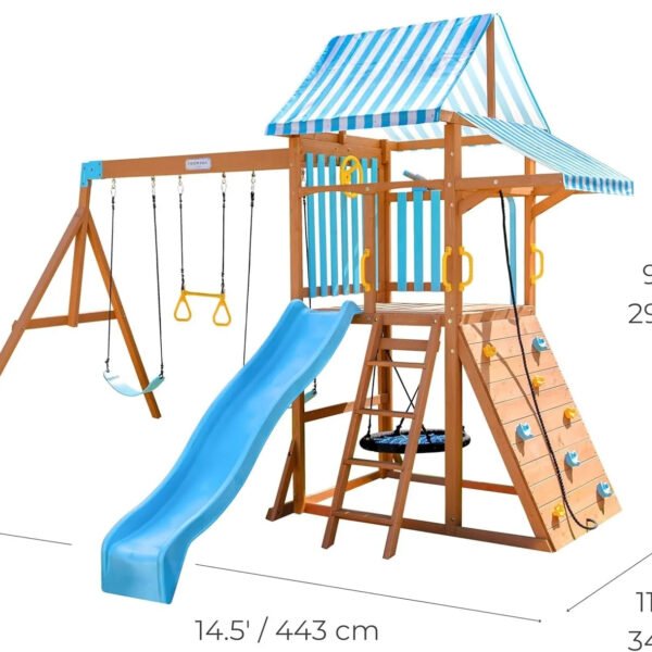 Teamson Kids Laguna Swing Set Playset