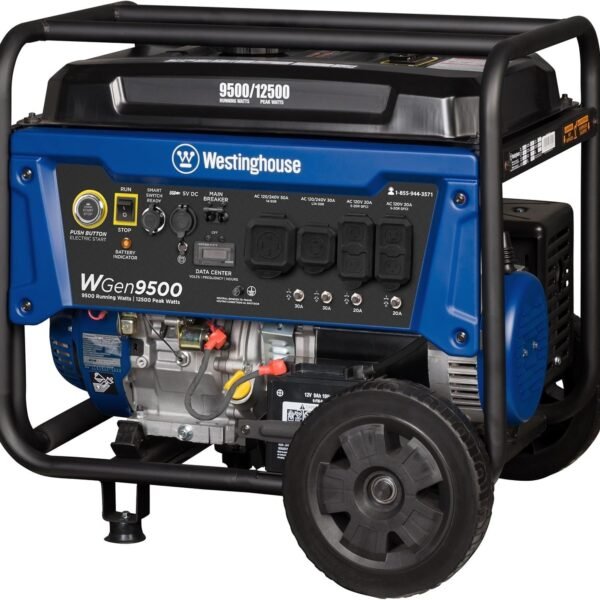 Westinghouse 9500 Peak Watt Home Backup Portable Gas Powered Generator