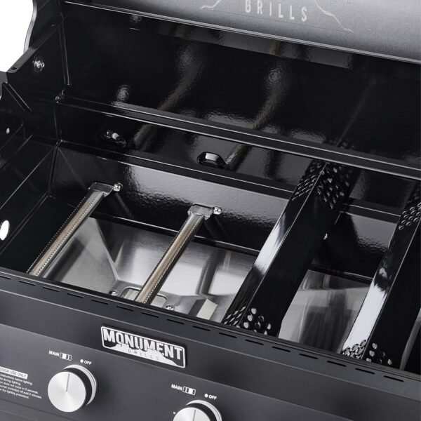 Monument Grills Denali 425 Black Smart Tech Propane Gas Grill