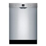 Bosch 100 Series PureDry 50-Decibel Front Control 24-in Built-In Dishwasher (Fingerprint-Resistant Stainless Steel) ENERGY STAR