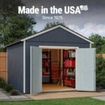 Handy Home Products Rookwood 10×12 Do-It-Yourself Wooden Storage Shed- Does not Include Floor kit, Paint, or Roofing Shingles