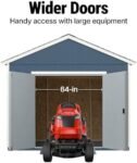 Handy Home Products Rookwood 10×12 Do-It-Yourself Wooden Storage Shed- Does not Include Floor kit, Paint, or Roofing Shingles