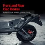 Segway SuperScooter GT3, 31 MPH w/ 45-Mile Long Range, 2400W Peak Motor, Dual Hydraulic Suspension, Self-Sealing Tires, Flash Charging Electric Scooter for Adults, UL 2272/2271 Certified, Gen3
