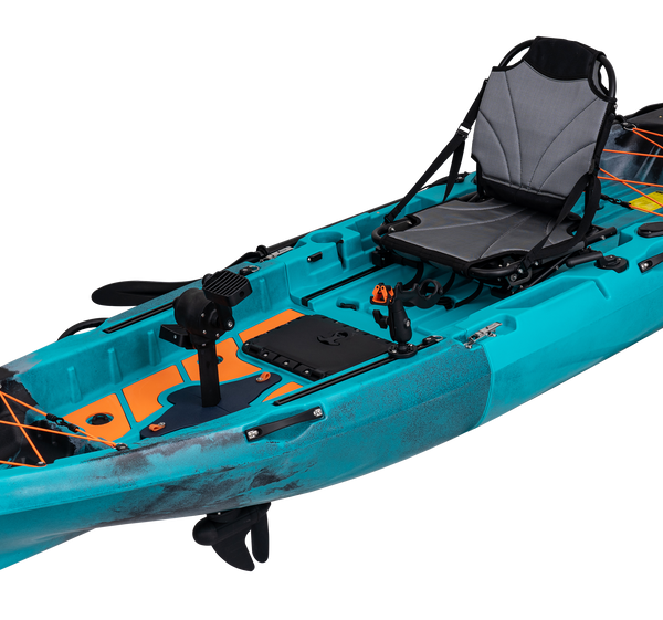 10ft Radar Modular Propeller Drive Pedal Fishing Kayak | 430lbs Capacity | 2 Piece