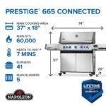 Napoleon Prestige 665 Connected, Gas Grill with Infrared Side and Rear Burner