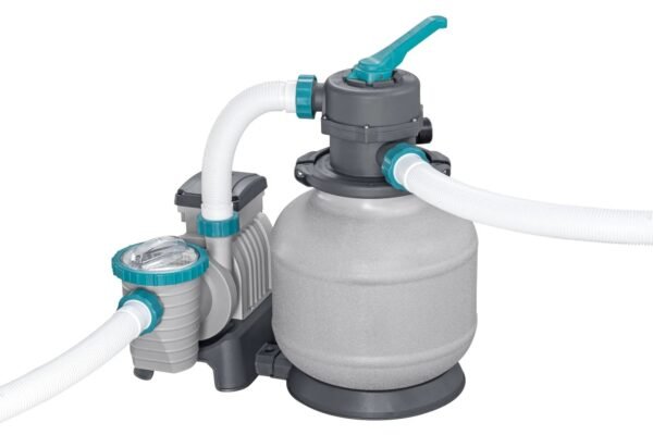 Bestway APX 365 22’x52″ Round Above Ground Swimming Pool Set with Pump and Ladder