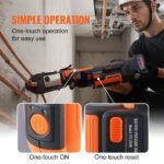 Pro Press Tool Pipe Crimping Kit, Cordless Battery Press Tool with 6 Interchangeable Jaws, DOBA-PPT6