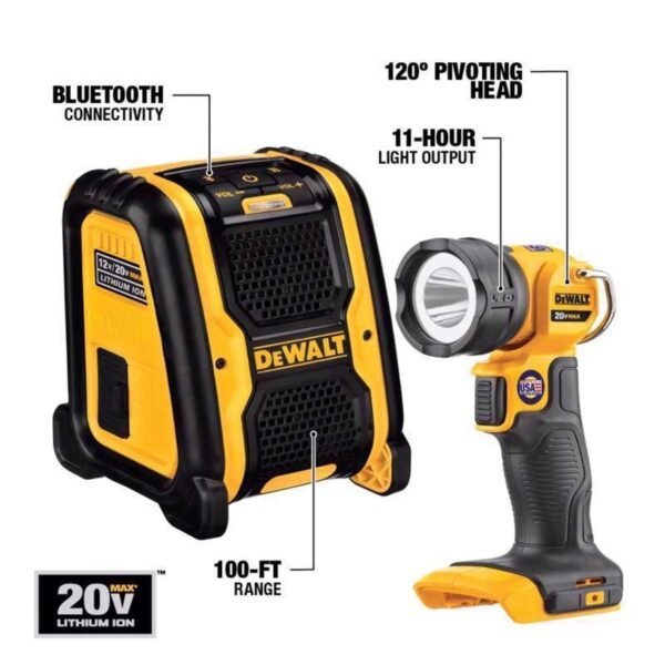 20-Volt MAX Lithium-Ion Cordless 7-Tool Combo Kit with 2.0 Ah Battery, 5.0 Ah Battery and Charger