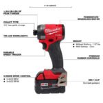 Milwaukee M18 FUEL 18- V Lithium-Ion Brushless Cordless Hammer Drill and Impact
