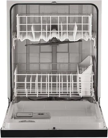 Quiet Dishwasher with Boost Cycle and Pocket Handle